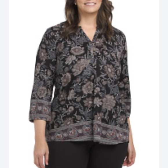 Lucky Brand floral casual top - Picture 4 of 11